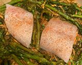A picture of step 4 of Quick smokey cod, greens and orzo.