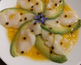 Une image de l'étape 6 de Avocat et St Jacques vinaigrette au fruit de la passion.