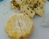 A picture of step 1 of Pineapple and Mint Agua Fresca.