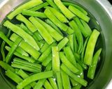 A picture of step 3 of Gawar dhokli ki Sabzi.