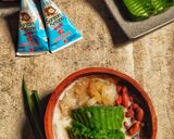 Foto langkah ke 8 dari resep Es Che Hun Tiau (Bubur Sagu Gunting).