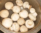 A picture of step 1 of Paneer & mushroom tikka.