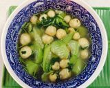 Hình bước làm 4 của món Canh nấm rơm cùng nồi mướp