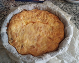 Foto del paso 11 de la receta: Tarta de queso con chocolate y tortas de aceite de Inés Rosales al horno
