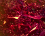 A picture of step 8 of Red sweet and sour cabbage with lamb and grapes.