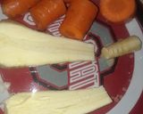 A picture of step 2 of Jigg's Dinner (Ohio Style).