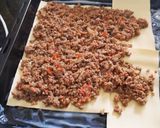 Foto del paso 7 de la receta: Lasagna de carne, jamón, queso y espinaca