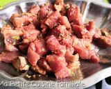 Une image de l'étape 2 de Brochette de filet mignon de porc, marinade provençale.