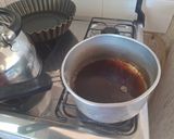 Foto del paso 3 de la receta: Torta invertida de duraznos pelones y banana🍌🍑