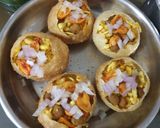 A picture of step 2 of Bhel puri.