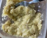 Foto langkah ke 3 dari resep Bolu Pisang Coklat Kukus Satu Telur Super Lembut.