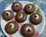 A picture of step 5 of Instant Chocolate Dryfruit Peda.