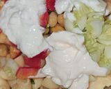 मेयो चना पास्ता सलाद (Chana pasta salad recipe in hindi) रेसिपी चरण 3 फोटो