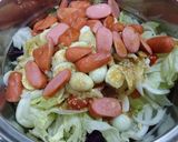 Hình bước làm 2 của món Salad thập cẩm trộn sốt mè rang