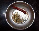 A picture of step 2 of Kaddu ki khatti meethi sabji.