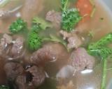 เนื้อน่องลายต้มยำแบบบ้านๆ วิธีทำสูตร 4 รูป