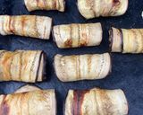 Une image de l'étape 4 de Rouleaux d’aubergine au bœuf /riz.