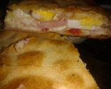 Foto del paso 4 de la receta: Tarta de jamón, queso, huevo y tomate