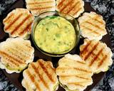 Bread coins with besan chutney recipe step 3 photo
