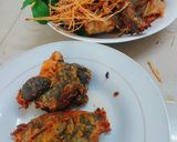 Hình bước làm 5 của món Ếch núp lùm