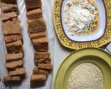 Foto langkah ke 6 dari resep Simple Cheese Banana nugget tanpa telur.