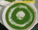 A picture of step 4 of Spinach soup 😋.