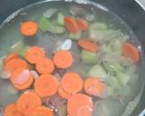 Foto langkah ke 4 dari resep 121. Sayur Bening Bayam Wortel Labu Siam.