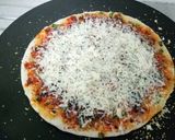 A picture of step 6 of Cheese Uttapam pizza style.