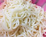 A picture of step 1 of Beef Fried Khausoy(burmese dish).