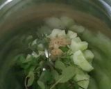 A picture of step 1 of Cucumber Cooler.
