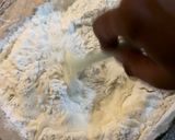 A picture of step 2 of Sour dough pizza.