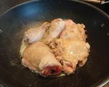 A picture of step 1 of Portuguese Chicken Stew.