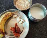 बनाना ओट्स स्मूदी रेसिपी चरण 1 फोटो
