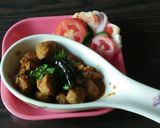 A picture of step 4 of सोया chunks मसाला.