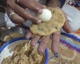 A picture of step 5 of Egg roll and Egg kabab.