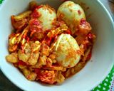 Foto langkah ke 5 dari resep Tempe Telur Balado.
