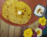 A picture of step 3 of Maize (Makki ki roti) Roti.