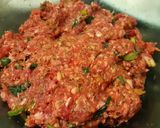 Foto del paso 5 de la receta: Pan de carne tipo arrollado con puré de batatas cremoso 🥩🍠