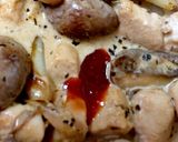 A picture of step 6 of My Creamy Black Peppered Chicken & Mushroom 🥰 #Mainmeal.