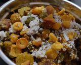 A picture of step 8 of Puri temple style Besara recipe.
