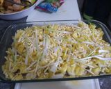 Foto del paso 8 de la receta: Pizza masa de coliflor con cerdo, piña, palmitos y queso