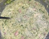 Une image de l'étape 2 de Gaufre brocolis jambon.