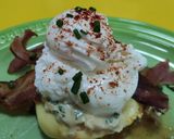 รูปขั้นตอนการทำที่ 6 ของ Breakfast Burger with Poached Egg