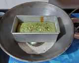 A picture of step 7 of Pista Cake.