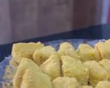 A picture of step 6 of Potato triangles.