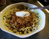 Gombapöci zabos nokedlivel recept fázis 7 fotója