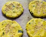 A picture of step 2 of Sesame corn vada.