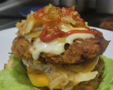 Foto del paso 16 de la receta: Hamburguesa de frijol, soja texturizada y vegetales🫘🧅🍔