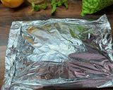 Fóliás lazac zöldséges rizzsel Air fryerben recept fázis 7 fotója