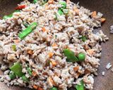 รูปขั้นตอนการทำที่ 2 ของ ข้าวผัดน้ำพริกกะปิ